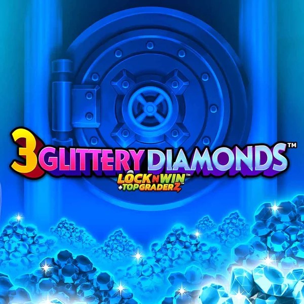 Try 3 Glittery Diamonds slot by PearFiction Studios on casoolaa.ch – logo image