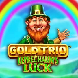 Gold Trio Leprechaun's Luck logo – Slots by Playtech at Casoola Casino